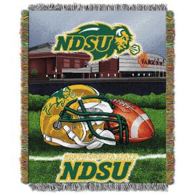 North Dakota State OFFICIAL Collegiate "Home Field Advantage" Woven Tapestry Throw