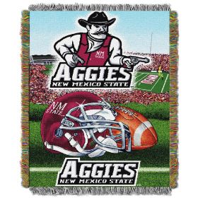 New Mexico State OFFICIAL Collegiate "Home Field Advantage" Woven Tapestry Throw