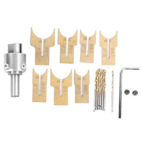 18Pcs/Set Wood Bead Maker Drill Bit Milling Cutter Kit Woodworking Tool for Ebony Rosewood (Option: as picture)
