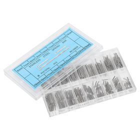 360Pcs Watch Pins Stainless Steel Watchband Link Cotter Spring Bar Repairing Kit 6-23mm (Option: as picture)