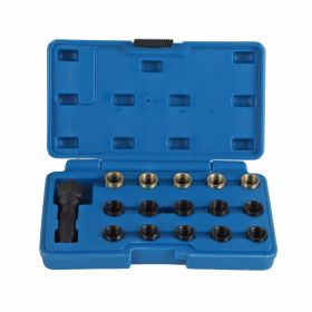 M14x1.25 Spark Plug Thread Repair Tool Screw Tap Portable Carbon Steel Rethread Kit (Option: as picture)