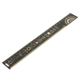 10 inch 25cm Multifunctional Printed Circuit Board Ruler for Electronic Engineers (Option: as picture)