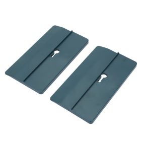 2 Pcs ABS Ceiling Fitting Board 15x8mm for Ceiling Installation Home Decoration Works (Option: as picture)