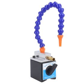 Magnetic Base Coolant Hose 1/4in Inlet 1/2in Outlet 300mm Long Oil Coolant Pipe Adjustable Magnetic Base Holder (Option: as picture)