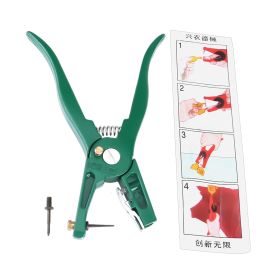Livestock Animal Ear Tag Pliers with Spare Pin for Installing Pigs Cattle Sheep Ear Tags (Option: as picture)