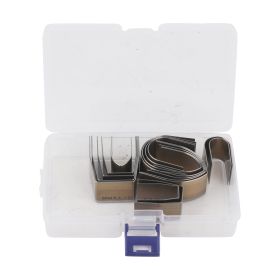 18pcs Alloy Steel Universal Leather Craft Embossing Punch Set Kit DIY Leather Punching Tools (Option: as picture)