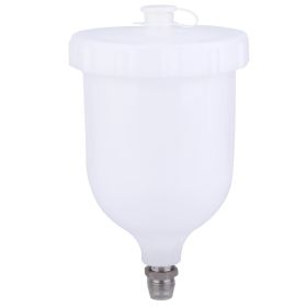 600ml Spray Gun Pot Gravity Feed Plastic Paint Cup for D-evilbiss GTI / T-EKNA Pro Pri FLG (Option: as picture)