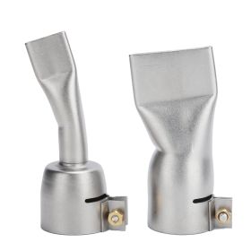 2Pcs Welding Gun Flat Nozzle 20mm Small 40mm Large Tip for Welder Tool Stainless Steel (Option: as picture)