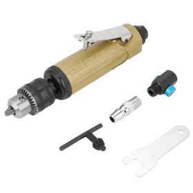 3/8 High Speed Straight Air Power Drill Pneumatic Drilling Tool 22000rpm (Option: as picture)