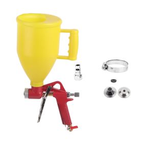 3L 1/4in Plastic Hopper Air Spray Gun Wall Painting Sprayer Home Decoration Tool 4/6/8mm (Option: as picture)