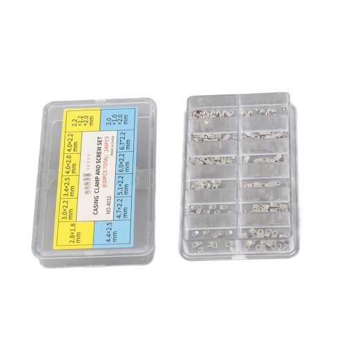 240 Pcs Watch Casing Clamp Adapter Casing Movement Securing Screw Washer for ETA 2824 2836 2846