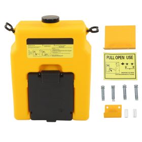 Eye Wash Station 53L 14 Gallon Refillable Wall Mounted Safety Emergency Eye Washing Station (Option: as picture)