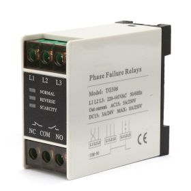 TG30S 220-440V AC Mini 3-Phase Sequence Relay Protector Voltage Phase Protective Relay (Option: as picture)