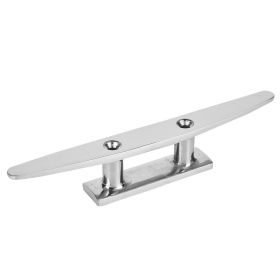 Stainless Steel Base Cleat Mirror Polished Boat Accessory Base Cleat Marine Rope Base(8in) (Option: 8 inch)