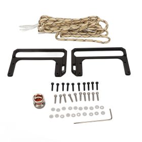 Shortwave Radio Shield CNC Aluminum Alloy Side Handle Radio Protection Bracket for Xiegu X6100 (Option: as picture)
