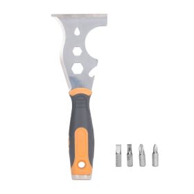Multifunctional Putty Knife 16 in 1 Stainless Steel Blade Paint Remover Scraper Tool (Option: as picture)