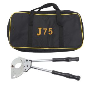 Ratcheting Cable Cutter 750MCM 400mm2 Dia65mm 2.6in Labor Saving Ratchet Wire Cutter (Option: as picture)