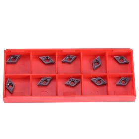 10pcs CNC Carbide Tips Inserts Blade Cutter Lathe Turning Tool With Box (Option: as picture)