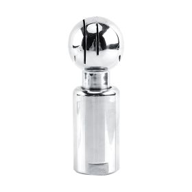 1pc G 1/2 Thread Female Stainless Steel Sanitary Spray Ball Tank Cleaning Ball( Rotary) (Option: 360 degree rotary)