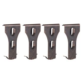4 PCS Brick Hook Clip Outdoor Hanging Hooks for 60-70mm Brick in Height No Drilling Sliding Brick Hanger Clips for Festival Birthday Decoration (Option: 4PCS)
