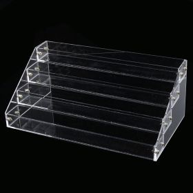4 Tier Cosmetic Make Up Case Nail Polish Varnish Display Stand Rack Lipstick Holder Plastic (Option: as picture)