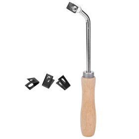 Groover Beech Wood Grooving Gouge Steel Slotting Knife Flooring Tools for PVC Plastic Floor (Option: as picture)