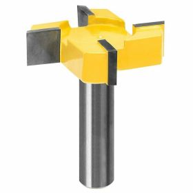 Four-blade T-shaped slotting knife (Color: Yellow)