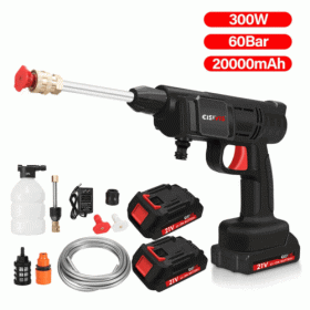 Cordless Electric High Pressure Washer Spray Water Gun Portable Spray Household (Option: 460W)