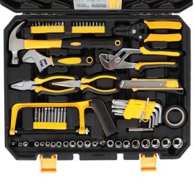 198pc Tool Set Black & Yellow (Option: Black Yellow)