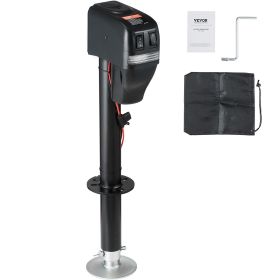 VEVOR Electric Trailer Jack, Power Tongue Jack Weight Capacity 4000 Lbs, Electric Tongue Jack With Waterproof Cover For Lifting RV Trailer, Horse (Option: Default)